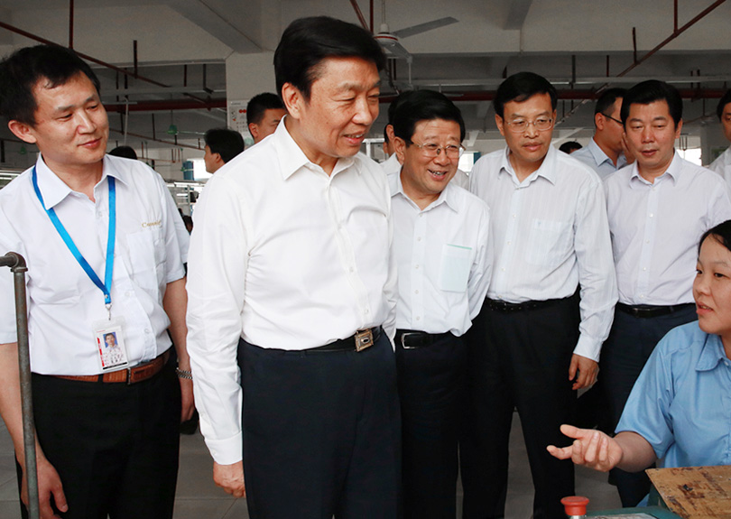 李源潮在9001cc金沙以诚为本调研纪实